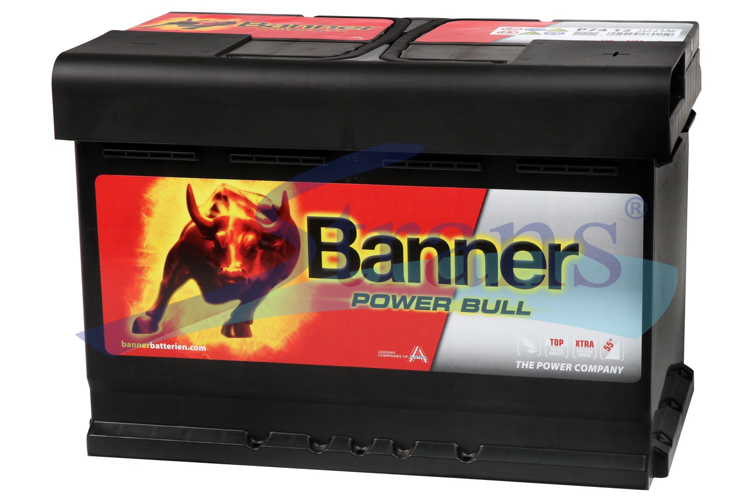 Акумулятор Banner 12V 74Ah 680A R+ En Power Bull 278*175*190Mm